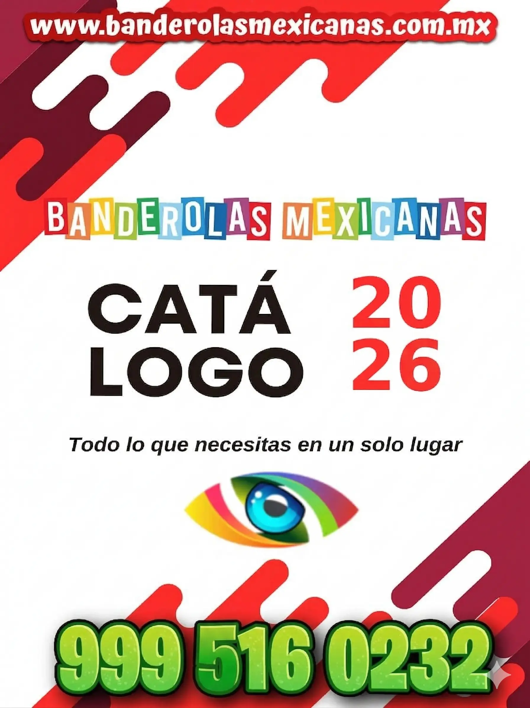 Banderolas Mexicanas Fábrica de publicidad con 10 años de experiencia personalizando